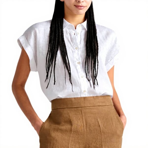 United Colors of Benetton Camicia 5bmldq06v Camicia Donna (Pacco da 1)