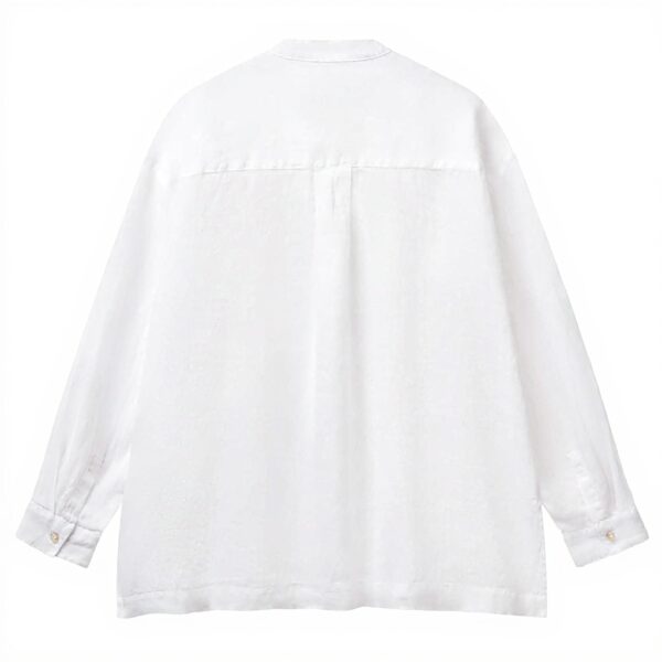 Camicia donna United Colors of Benetton lino over spalla