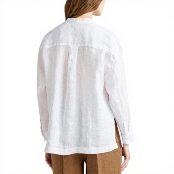 Camicia donna United Colors of Benetton lino over spalla