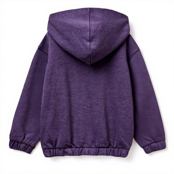 Felpa con cappuccio bambina United Colors of Benetton cotone