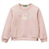 Felpa con cappuccio bambine United Colors Benetton cotone