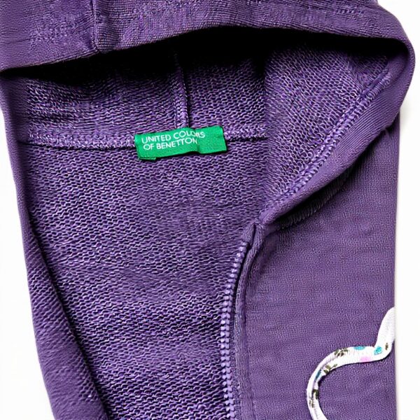 Felpa con cappuccio bambina United Colors of Benetton cotone