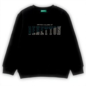 United Colors of Benetton Felpa con Cappuccio Bambini e Ragazzi