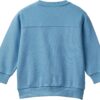 Felpa con cappuccio bambini United Colors of Benetton blu-1
