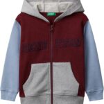 Felpa con cappuccio bambino United Colors Benetton cotone-0