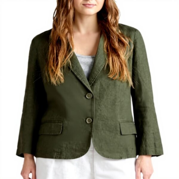 Giacca Donna United Colors of Benetton Lino Destrutturata