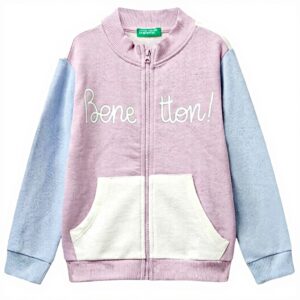 Felpa senza cappuccio bambine United Colors Benetton cotone