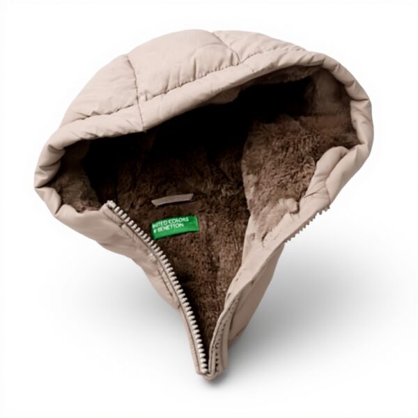 United Colors of Benetton Giubbotto 2SJ1CN05D Giacca, Beige, 170 cm Bambina