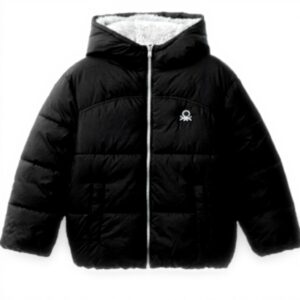 Giubbotto Bambino United Colors Benetton Nero Imbottito