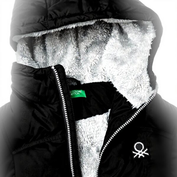 Giubbotto Bambino United Colors Benetton Nero Imbottito