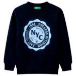 Felpa bambini United Colors Benetton cotone morbida senza