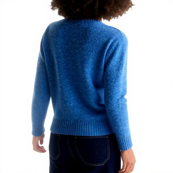 Maglione donna United Colors Benetton lana vergine blu XL