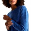 Maglione donna United Colors Benetton lana vergine blu XL