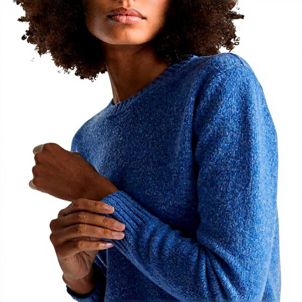 Maglione donna United Colors Benetton lana vergine blu XL