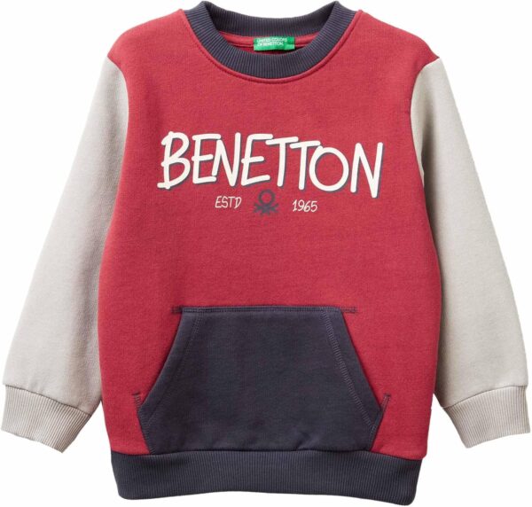 Felpa con cappuccio United Colors Benetton bambino-0