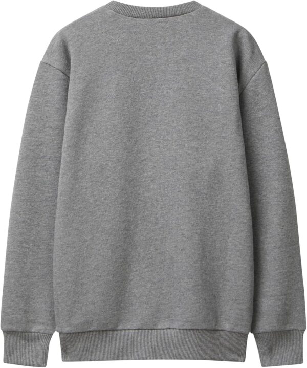 Felpa Bambini United Colors Benetton Cotone Morbida Grigio-1