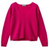 Maglione Donna United Colors of Benetton Scollo V Lana