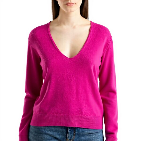 Maglione Donna United Colors of Benetton Scollo V Lana