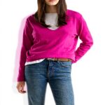 Maglione Donna United Colors of Benetton Scollo V Lana