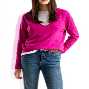 Maglione Donna United Colors of Benetton Scollo V Lana