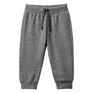 Pantaloni bambini United Colors Benetton felpa cotone grigio