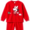 Pigiama Bambine United Colors Benetton Pile Disney Rosso