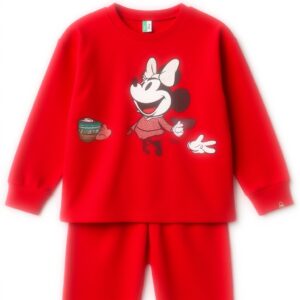 Pigiama Bambine United Colors Benetton Pile Disney Rosso