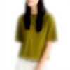 T-shirt Donna United Colors of Benetton Jersone Boxy Verde