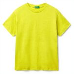 T-shirt Bambini United Colors Benetton Cotone Organico Blu