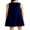 Abito donna United Colors of Benetton lino scollo V casual