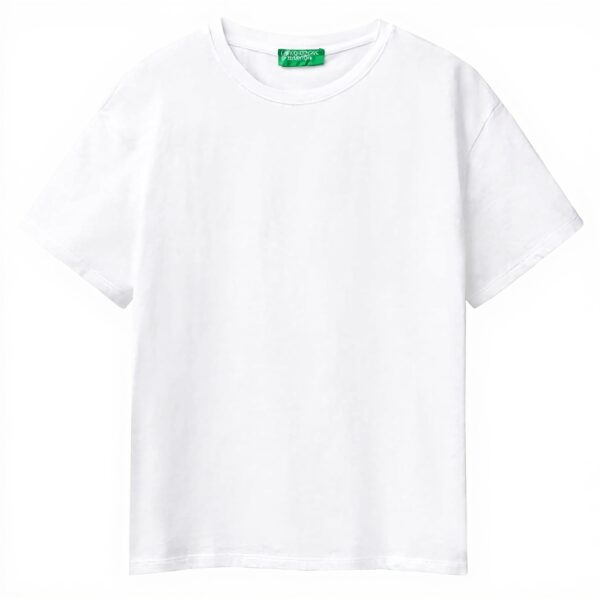 T-shirt Donna United Colors of Benetton Cotone Girocollo