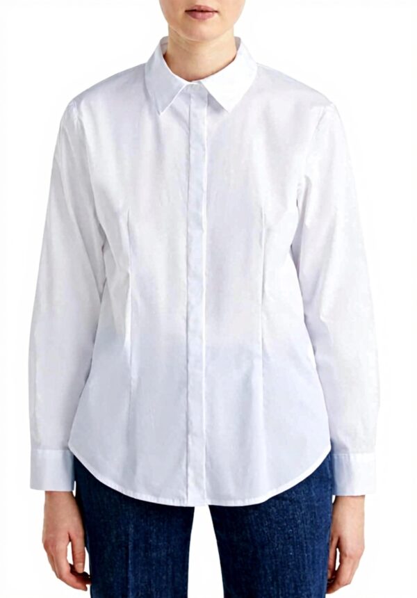 Camicia Donna United Colors of Benetton Popeline Stretch