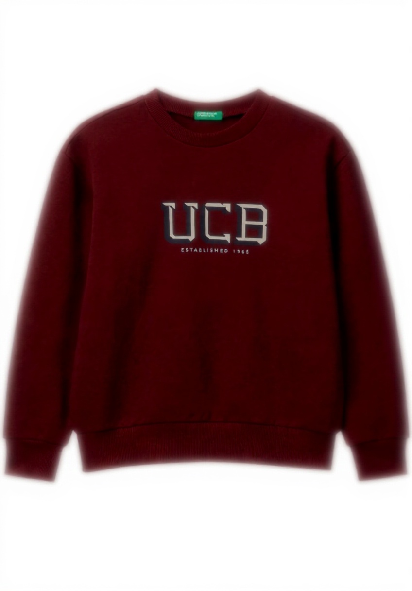 Felpa United Colors Benetton bambini in cotone girocollo