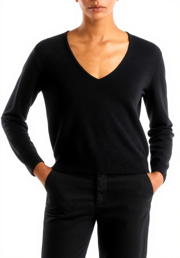 Maglione donna United Colors Benetton scollo V morbido
