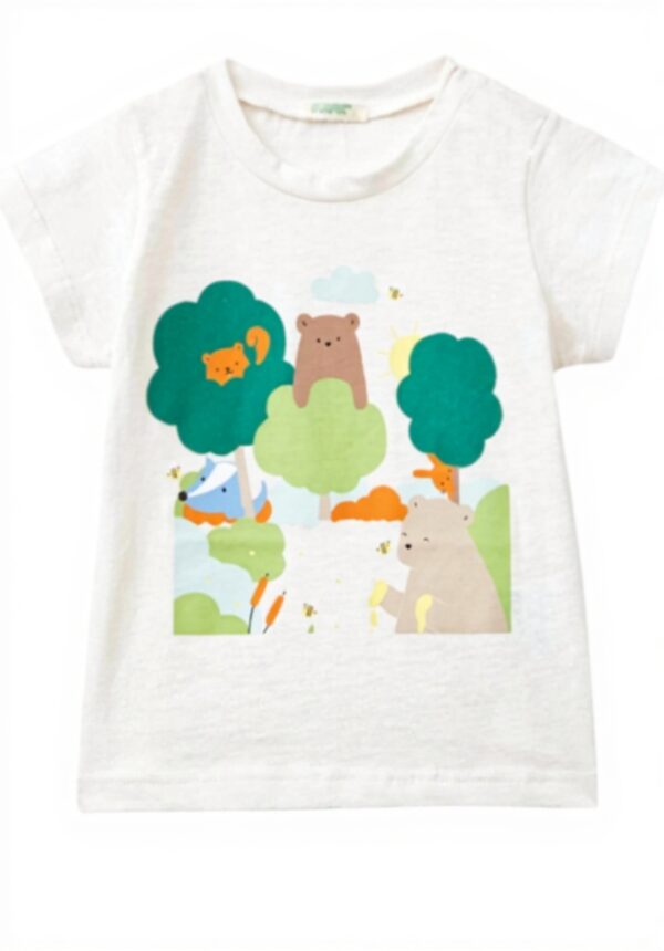 Maglietta Bimbo United Colors Benetton Cotone Organico