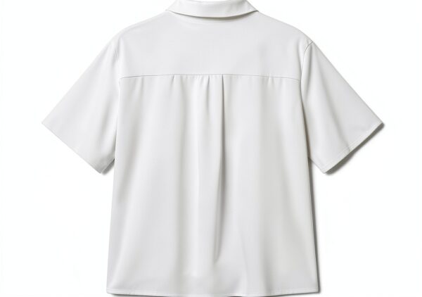 Camicia Benetton Viscosa Donna Colletto Classico Bianco-2