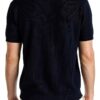 Polo Uomo Benetton Cotone Maglia Regular Fit Bianco Blu-1