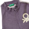 Felpa bambine Benetton cotone glitter grafica regolare-1