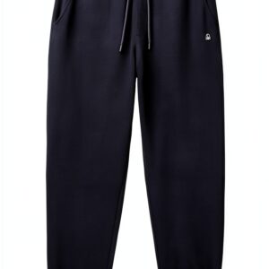 Pantalone uomo Benetton felpa cotone organico fit regular-0