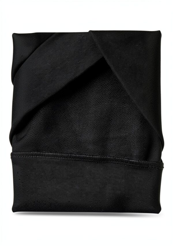 Felpa Uomo Benetton Zip Cappuccio Cotone Organico Nero Blu-6