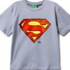 Benetton Tshirt Bambini Cotone Stampa Multicolore Manica-0