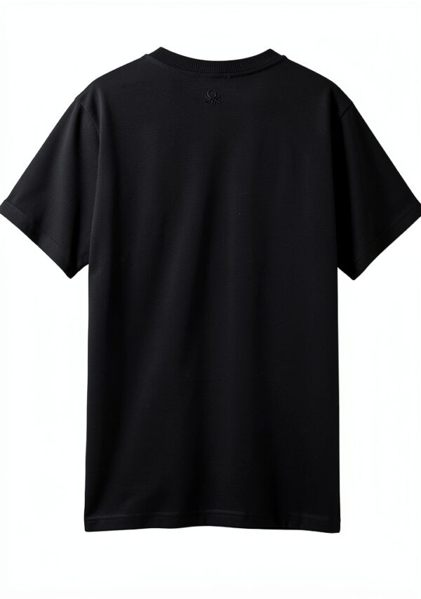 Tshirt Uomo Benetton Cotone Biologico Ricamo Logo Colori-2