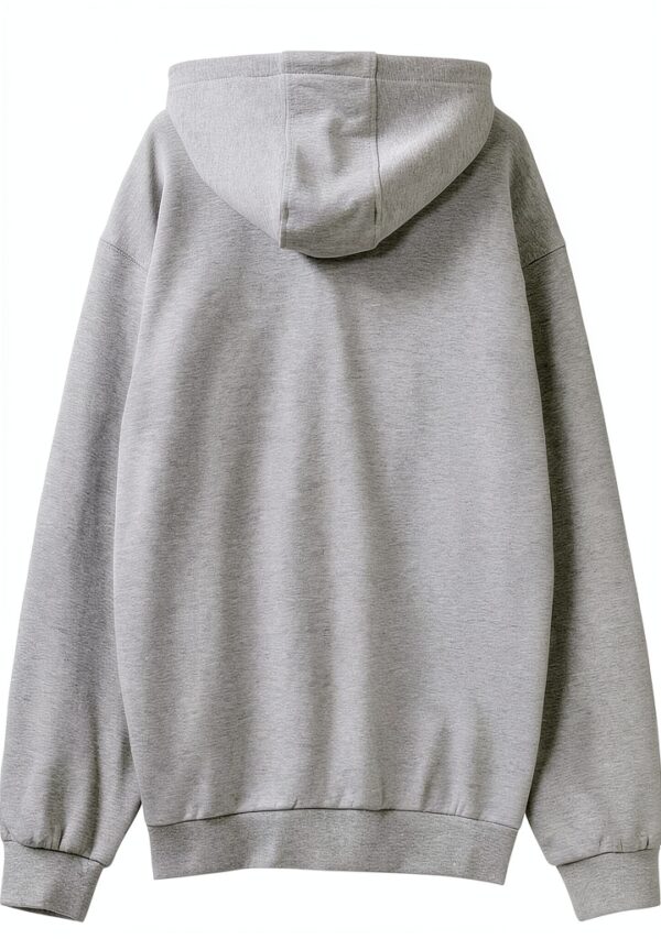 Felpa Uomo Benetton Zip Cappuccio Cotone Organico Verde-2