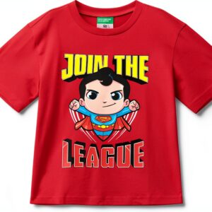 T-shirt Benetton bambini cotone stampa multicolore-0