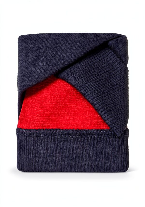 Felpa Benetton zip cotone collo alto ragazzi stampa logo-2