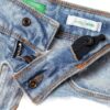 Jeans Benetton Denim Stretch Gamba Ampia Ragazze-1