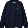 Felpa Benetton Uomo Girocollo Cotone Patch Logo-0