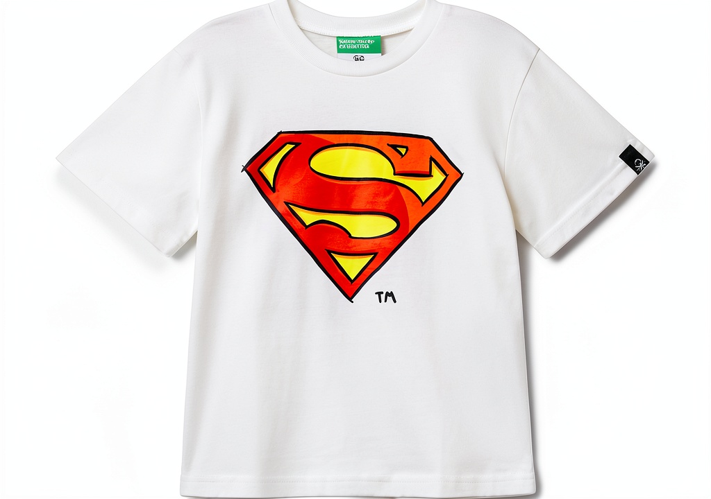 T-shirt Benetton per bambini con stampa multicolore