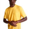 T-shirt Uomo Benetton Cotone Biologico Blu Giallo-3