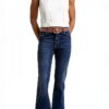 Benetton Pantaloni Donna Denim Stretch Flare 5 Tasche-4